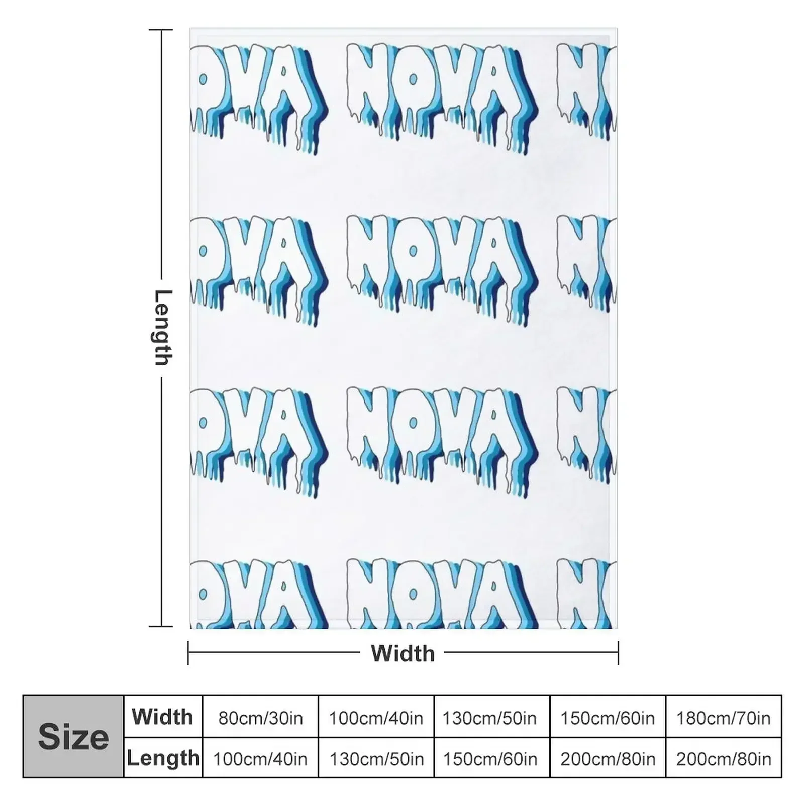 Nova Drip Throw Blanket Kid'S for sofa Luxury Throw Bed Blankets