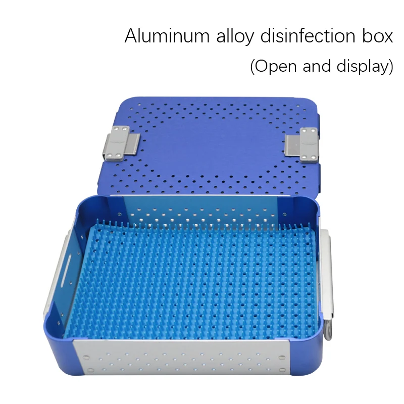 Aluminum alloy instrument sterilization box, orthopedic pet microsurgical instrument sterilization box - view 3