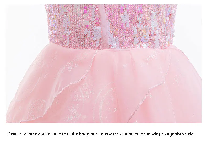 코스프레, 마법, 나쁜 마녀, 여주인공, 같은 핑크 드레스, 코스프레, 글린다 의상