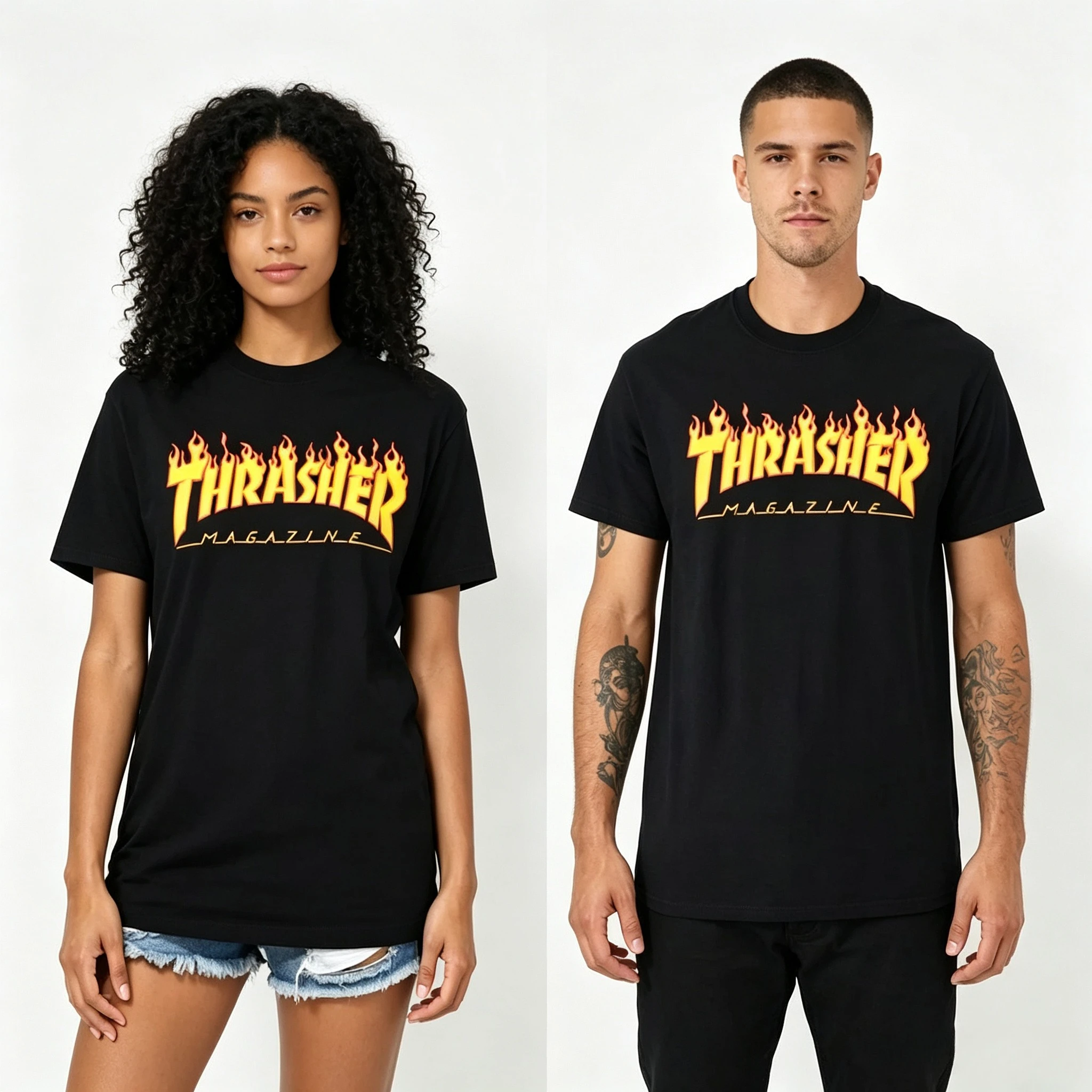 2026 Thra Magazine MEXICO REVISTA Sher LOGO Skateboard T-shirt Graphic Cotton High-end Luxury Unisex Style Both of Men and Women
