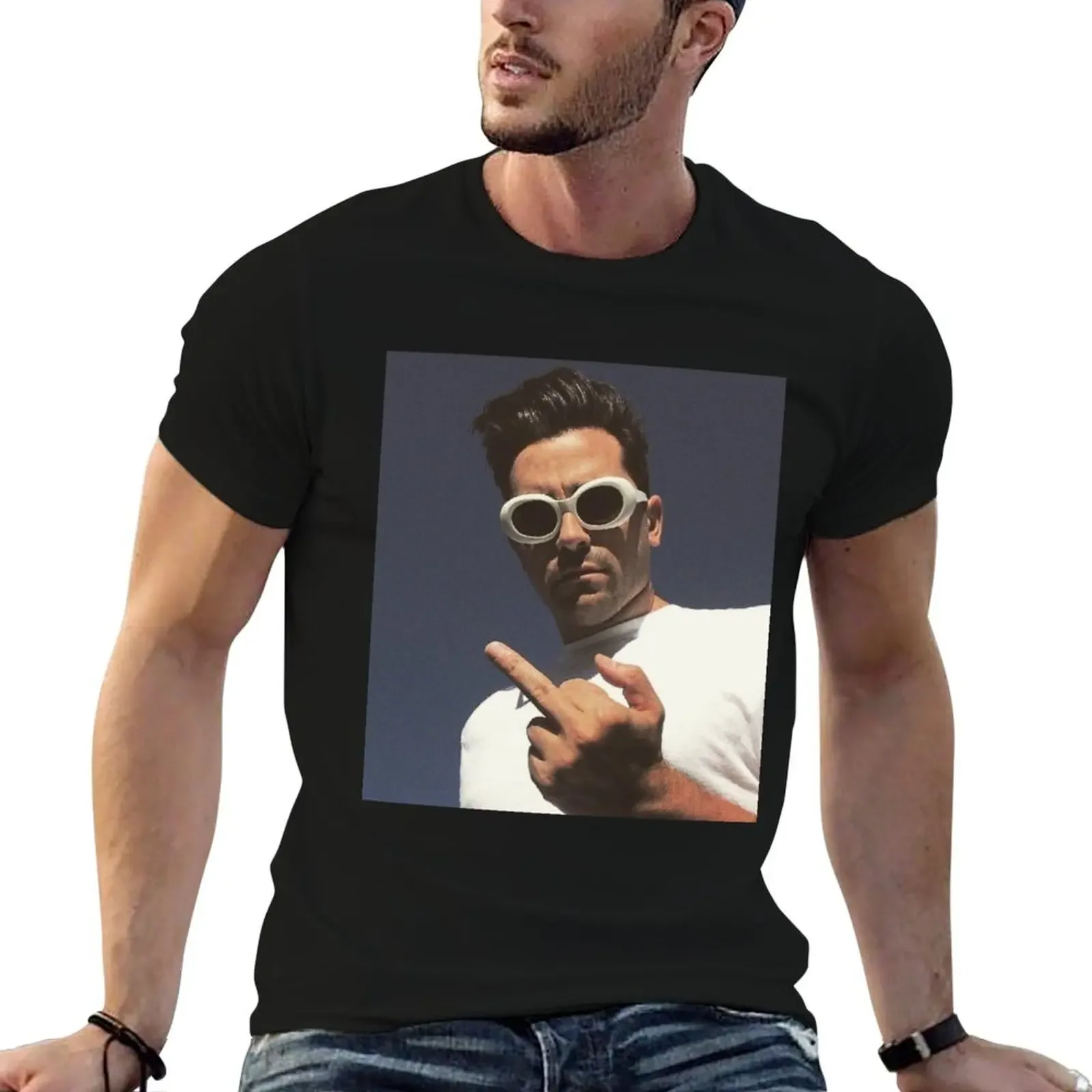 

Daniel Levy T-Shirt funny shirt cotton vintage graphic tee plus size clothes mens graphic t-shirts funny