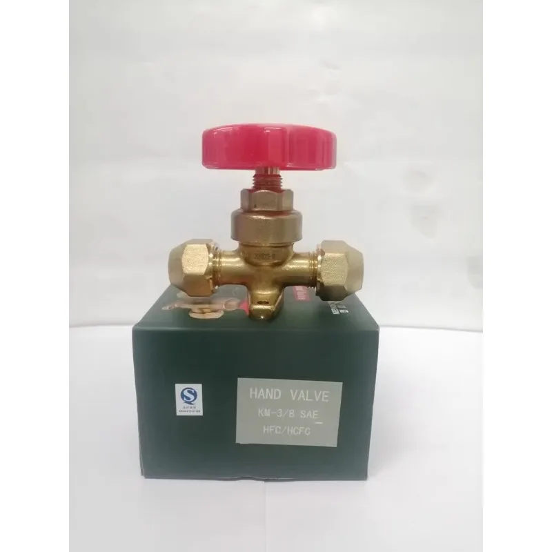Parts are suitable for Hongsen hand valve, air conditioner refrigeration unit cold storage pipeline stop valve KM1/4 3/8 1/2 6