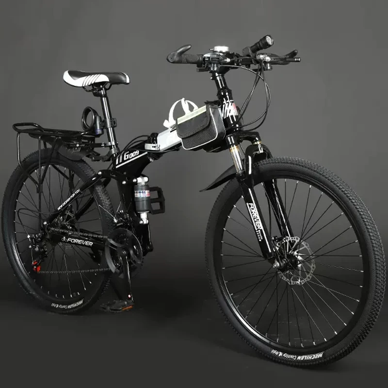 

Foldable Wheel Bicycles Powerful Frame Mountain Adult Mountain Speed Hybrid Bicycles Suspension Rowery Gorskie Folding Bike