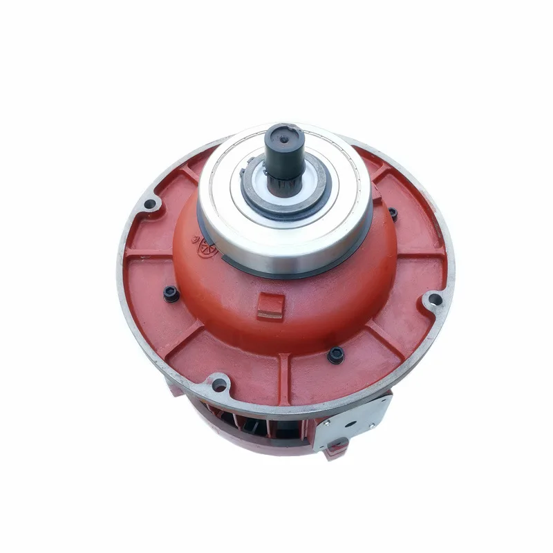 Conical rotor three-phase motor, vertical