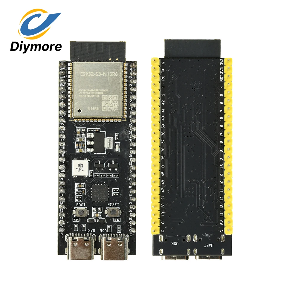 ESP32S3-DevKitC-1 Development Board Wi-Fi Bluetooth 5 16MB Flash 8MB PSRAM ESP32S3-DevKitC-N16R8  Module for IoT Applications