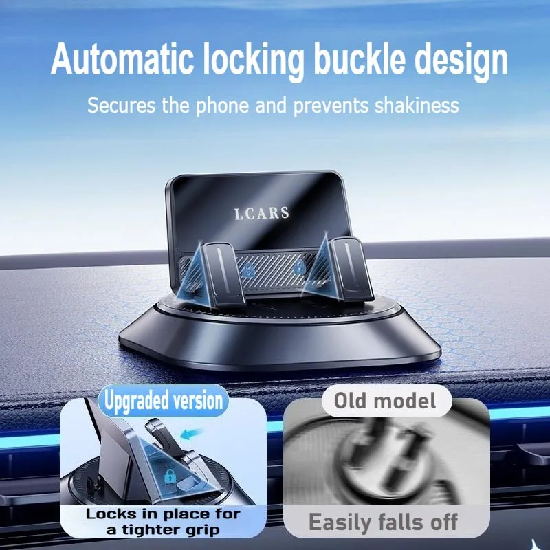 سيارة جبل حامل 360 درجة قطب لوحة القيادة لزجة حصيرة الهاتف دعم قوس للجوال الملاحة لتحديد المواقع جهاز اكسسوارات السيارات