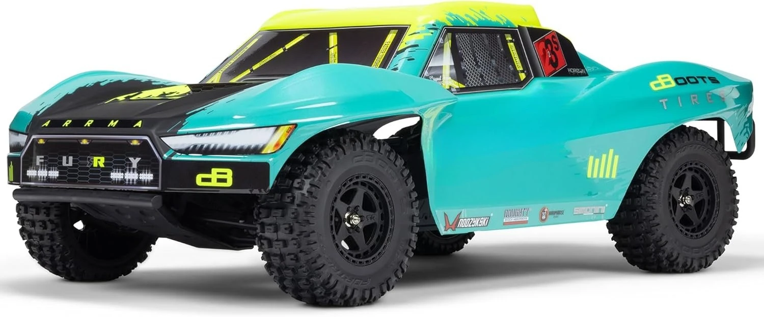 RC Truck 1/10 223S BLX Brushless Short Course Truck RTR (Battery and Charger Not Included) with DSC, Green, ARA3521T2 image 2