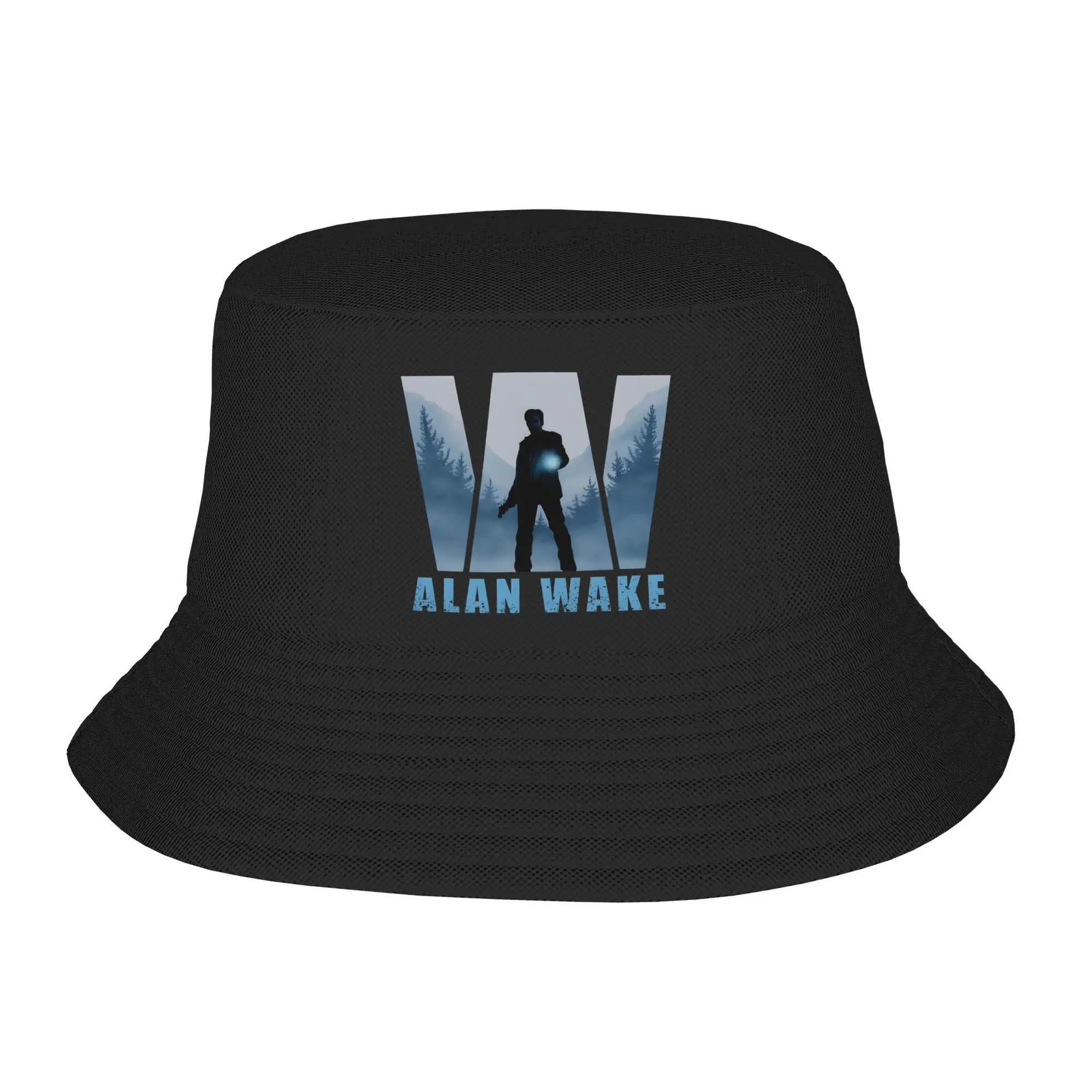 Alan Wake Bucket Hat  Outdoor Fisherman Caps For Unisex Funny Fishing Visor Hats Foldable Custom DIY Cap