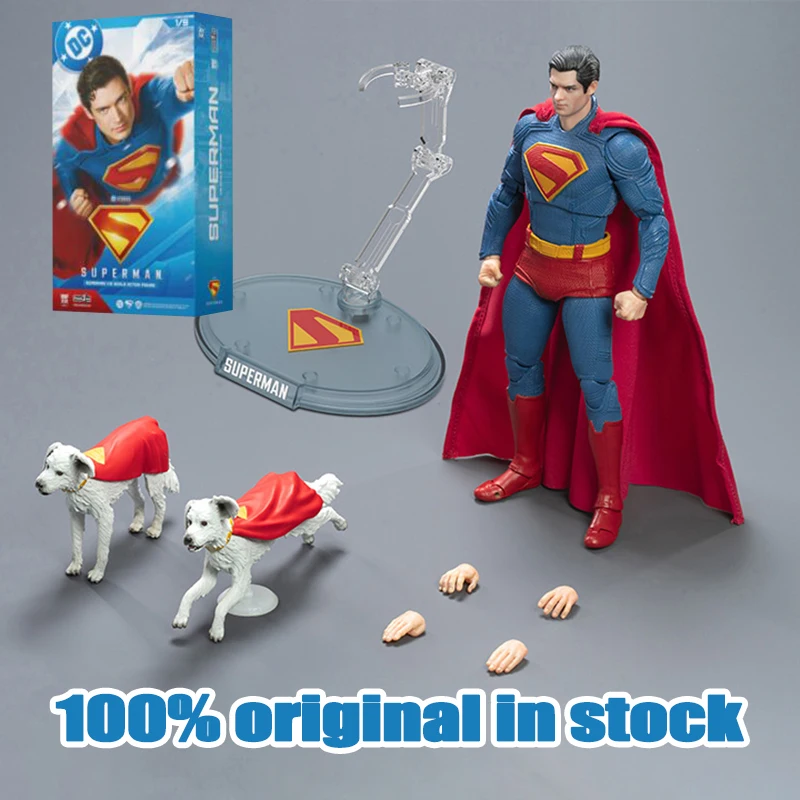 

Горячая фигурка Супермена Дэвида Корэнсутта 1/9, новая фигурка Супермена, Новый фильм 2025 года, Супермен, подвижный шарнир из ПВХ для детей, игрушки