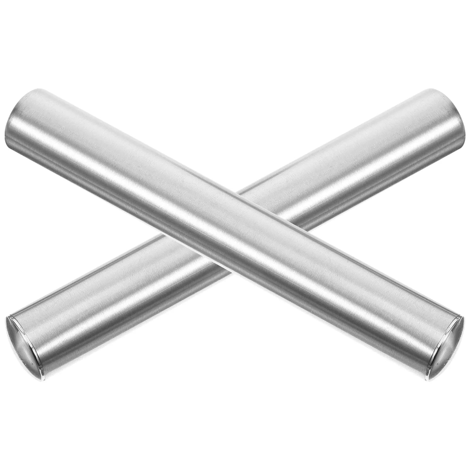 

2pcs Handle Stainless Steel Long Replacement For Toilet Bowl Scrub Brush Handles Toilet Brush Parts Pole Attachments Metal