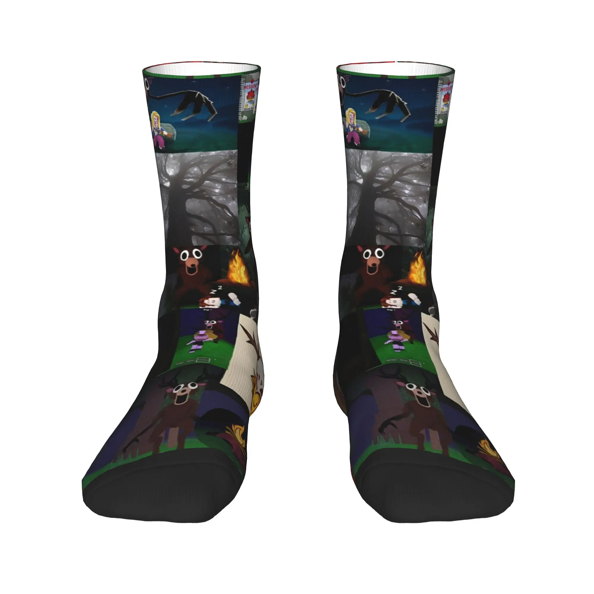 الكبار الرجال الجوارب 99 ليال في الغابة لعبة جوارب الشتاء جودة أنيقة الجوارب الرسم سكيت عدم الانزلاق الجوارب