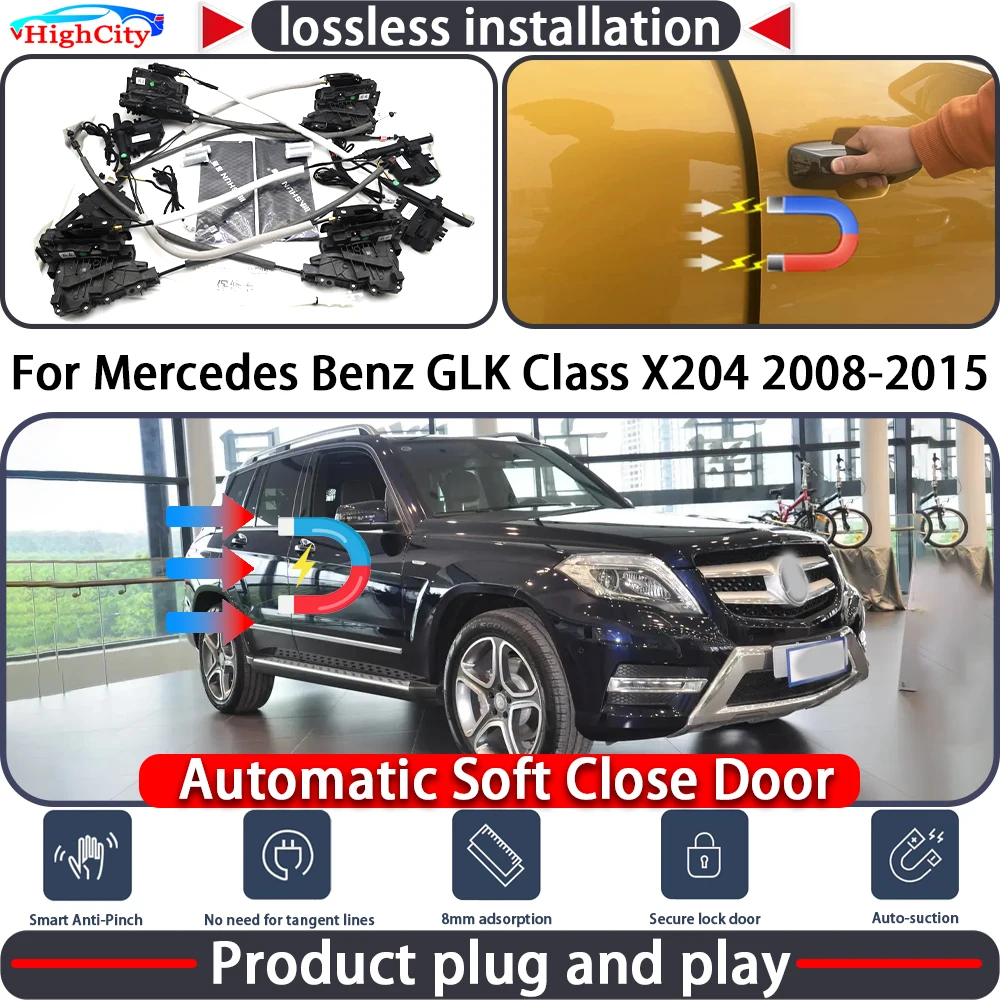 

Electric Closing Door Lock Actuator for Mercedes Benz GLK Class X204 2008-2015 Soft Close Power Latch System Auto Pull Door Kit