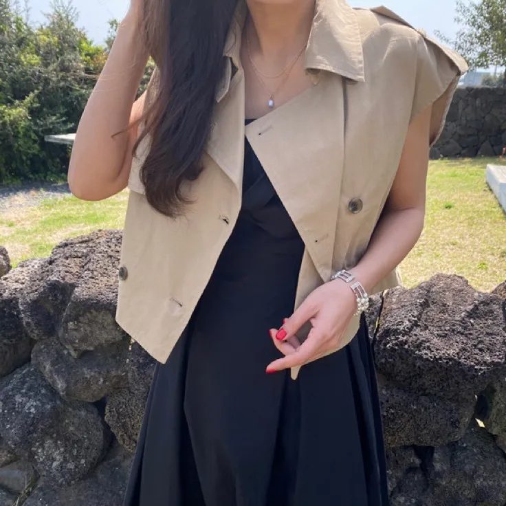 شيك خمر زر واحد Svel فضفاض رداء علوي غير رسمي المرأة رقيقة معطف سترة ربيع الخريف الشتاء الشارع Sle الكورية Faion #1