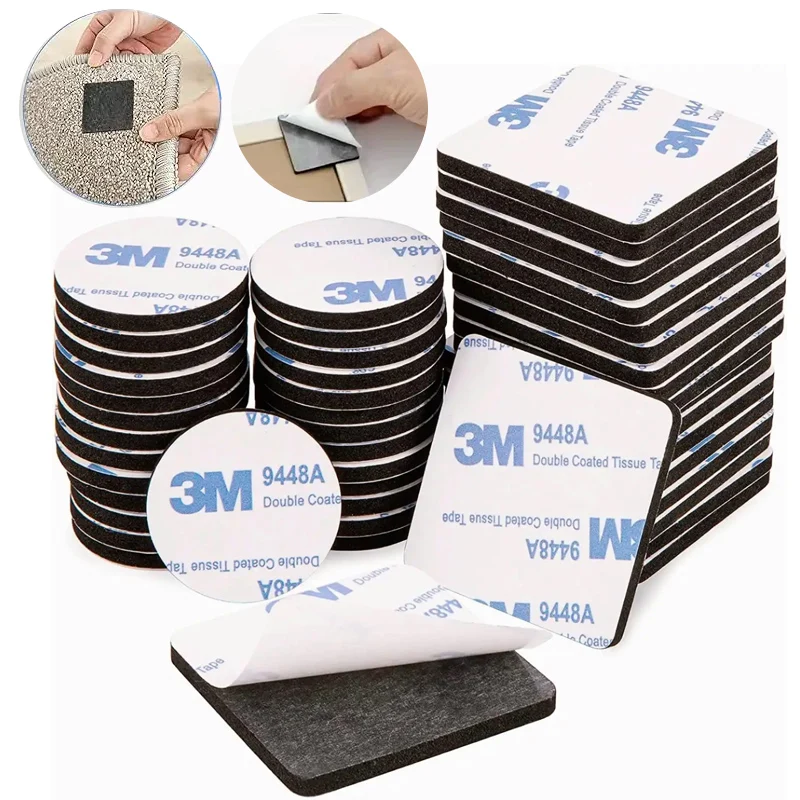 10-200PCS  4m EVA Double Sided Tape Strong Adhesive Removable Foam Sticker Traceless Wall Mounting Strip for Car and Home
