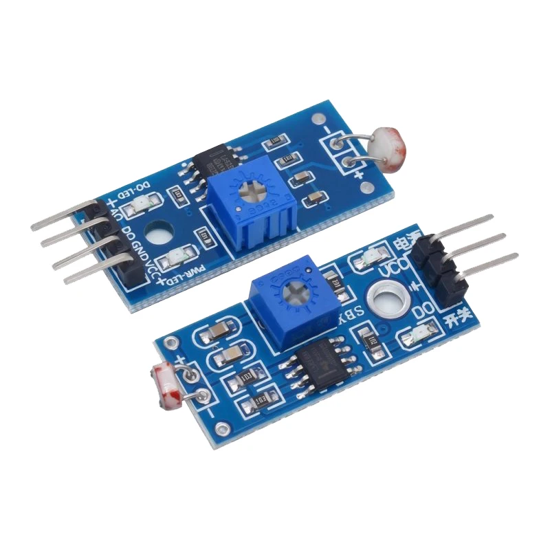 3/4 Pin Photoresistor Light Sensor Module GL5528 LDR Photosensitive Resistance Detection Module Digital Analog Output