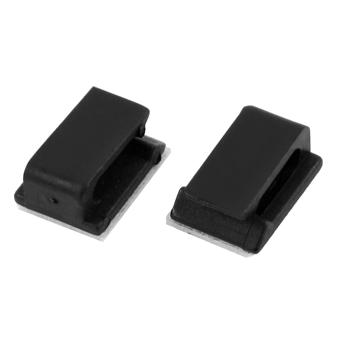 ABIT 100 Pcs Adhesive Wire Cord Cable Holder Tie Clip Organizer Drop Clamp