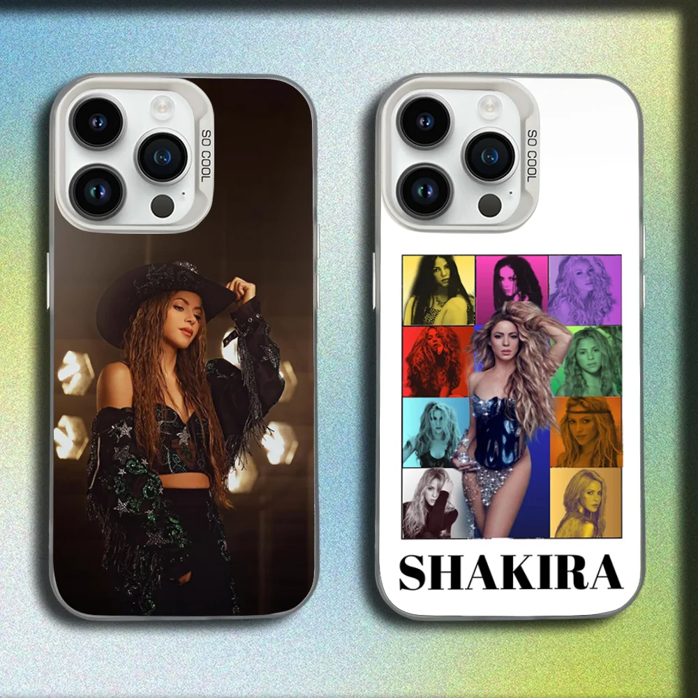 

Singer S-Shakira Phone Case For iPhone 16,15,14,13,12,11,Mini,Pro,SE,MAX White Matte Shockproof Cover