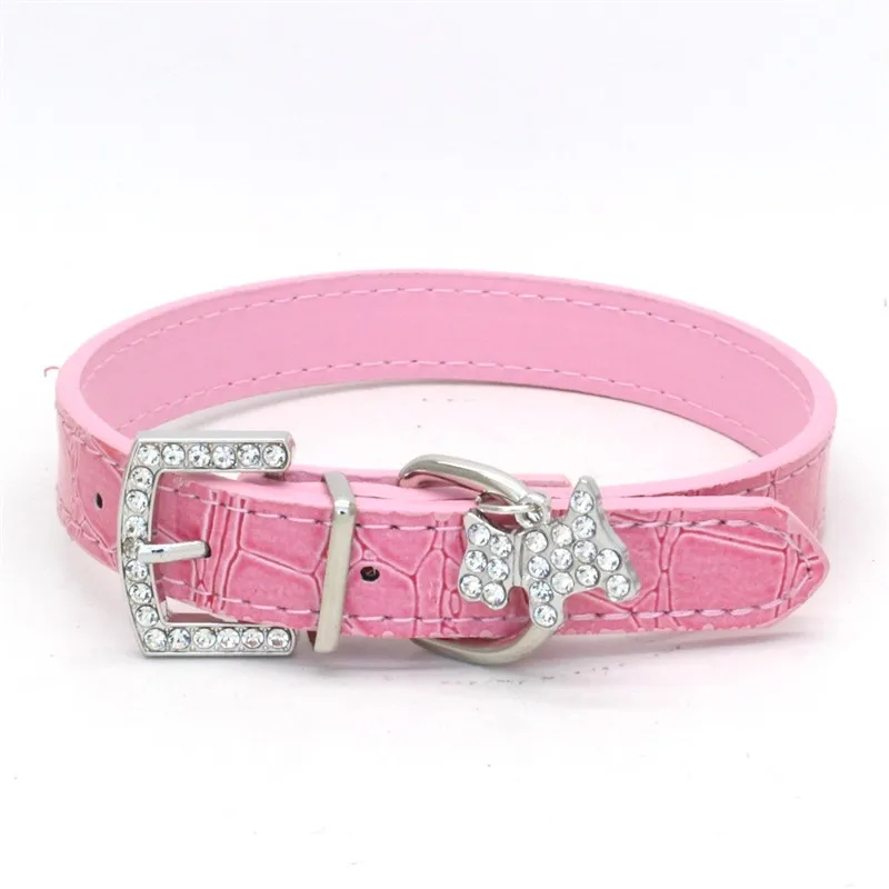 Hot Sale New Crystal Pendant Pet Dog Collar Puppy Cat Pet Buckle Dogs Leads Neck Strap Animal Pet Accessories Dog Leash