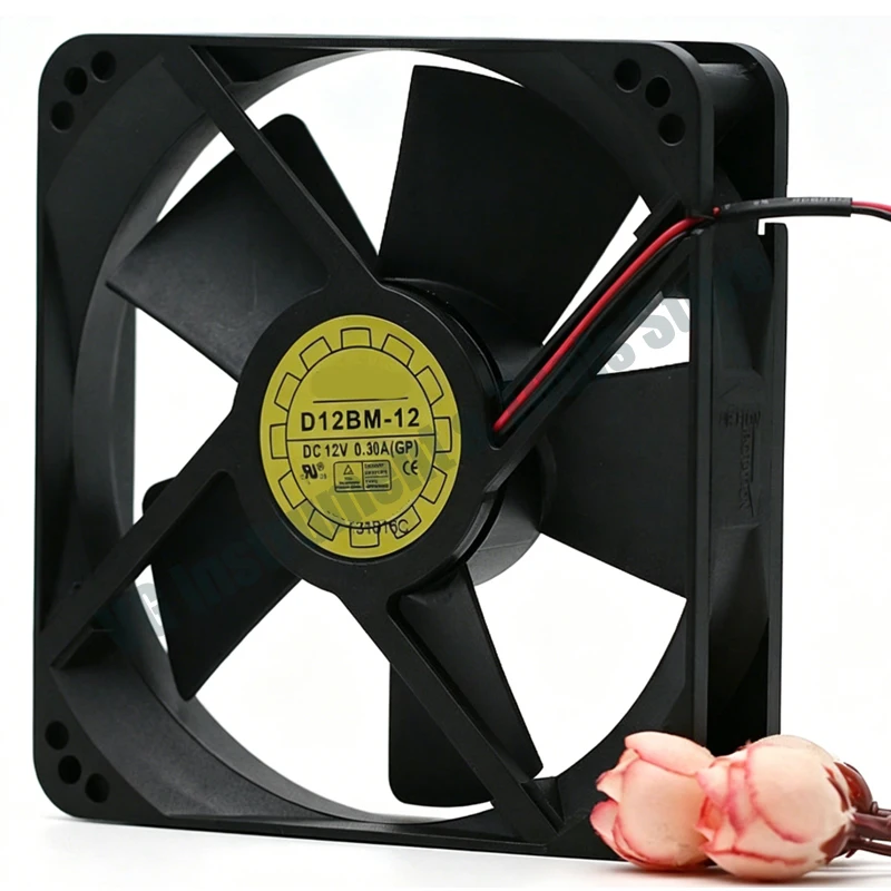 Neu für Yue Lun Yaln D12BM-12 12025 12V 0,30A 12CM Netzteil für PC-Gehäuse-Lüfter – Detail 2