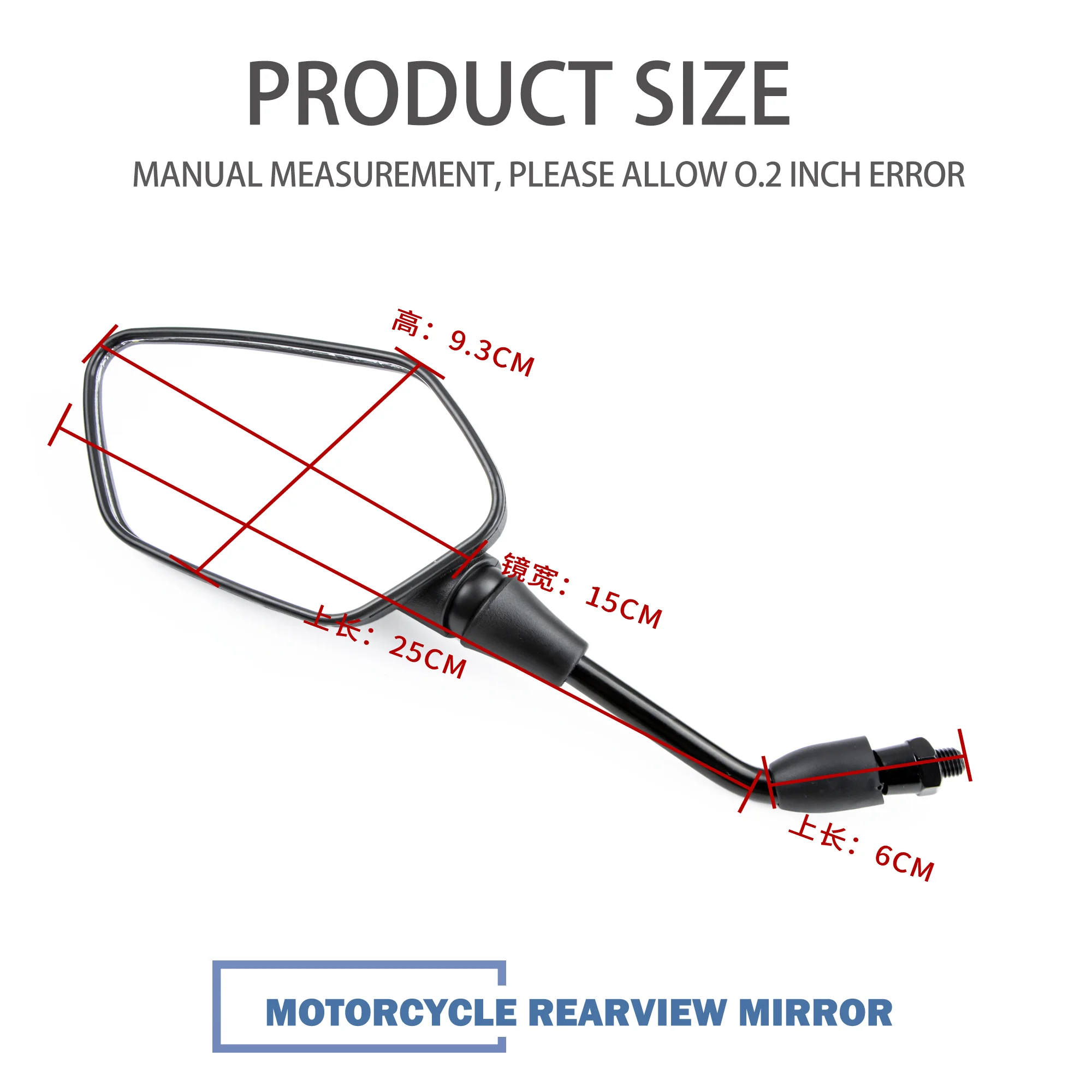 صالح لهوندا CRF250 L M R رالي CRF450L/RL CB500 F X CB1000R دراجة نارية الرؤية الخلفية المرايا الجانبية مرآة الرؤية الخلفية 2013-2018 #6