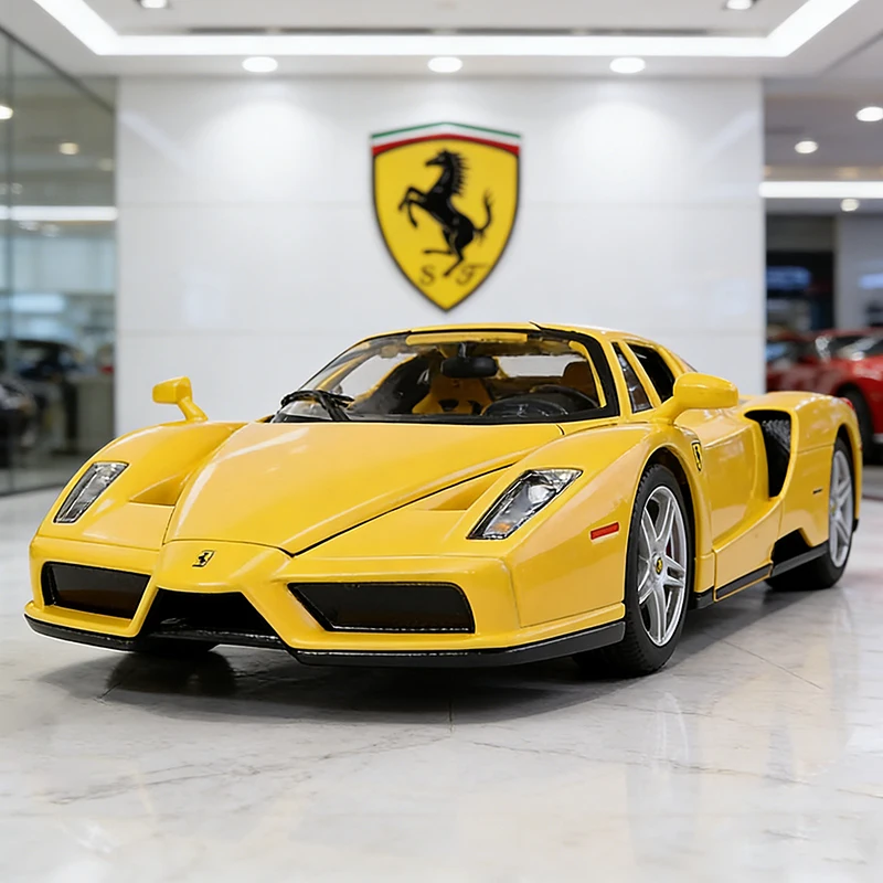 

Bburago 1:24 Ferrari ENZO Supercar Alloy Car Diecasts & Toy Vehicles Car Model Miniature Scale Model Car For Children