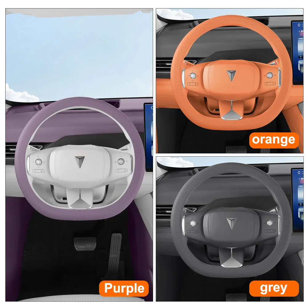 Silicone Steering Wheel Cover Fit For Changan Deepal S05 2027 Ultra Thin Anti Slip Steering Wheel Cover Automotive Supplies