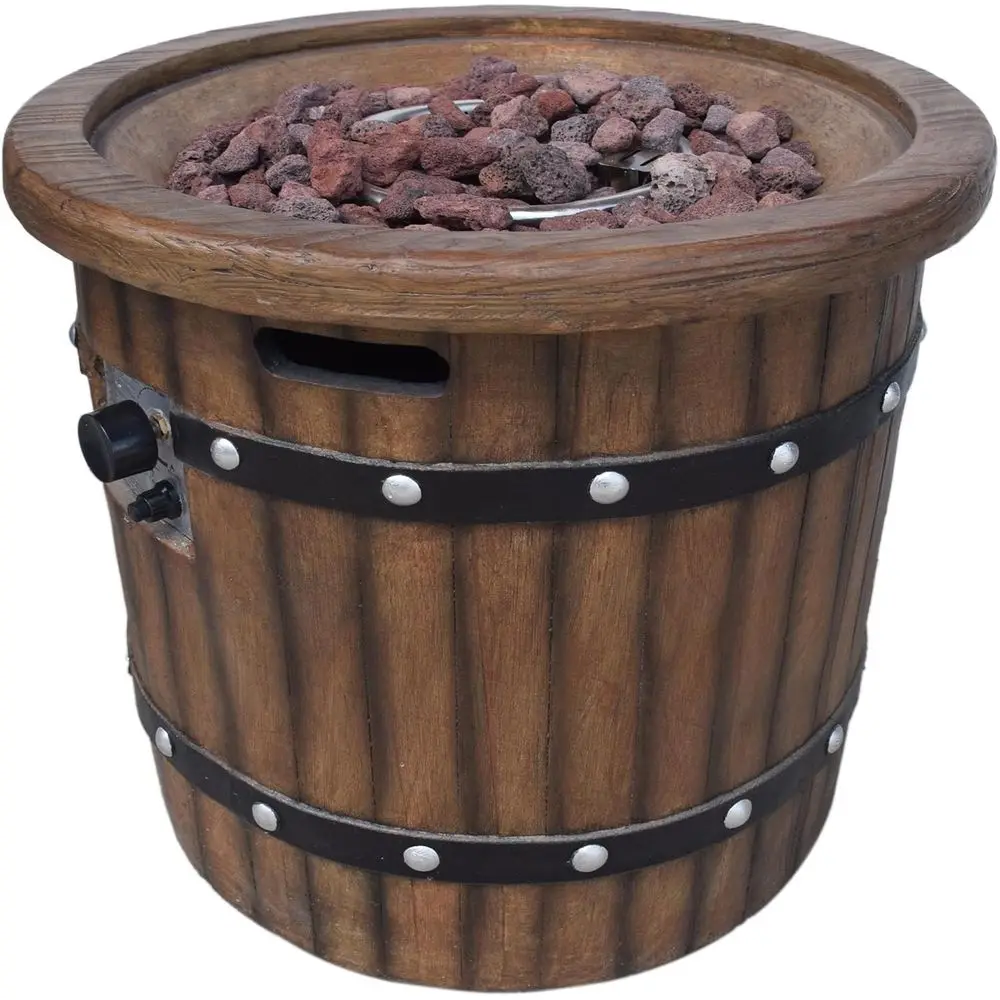 

Muriel Outdoor 25" Light-Weight Concrete Round ire Pit 40K , k Brown