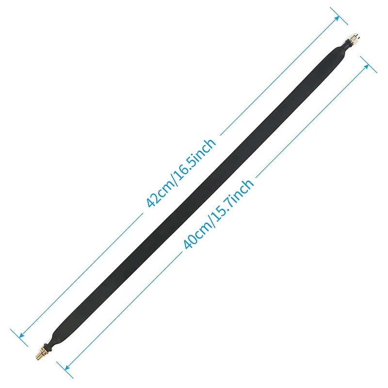 Adaptador de extensão de cabo coaxial plano para Lora WiFi, SMA macho para SMA fêmea, janela e porta, alimentação através, 4 pcs