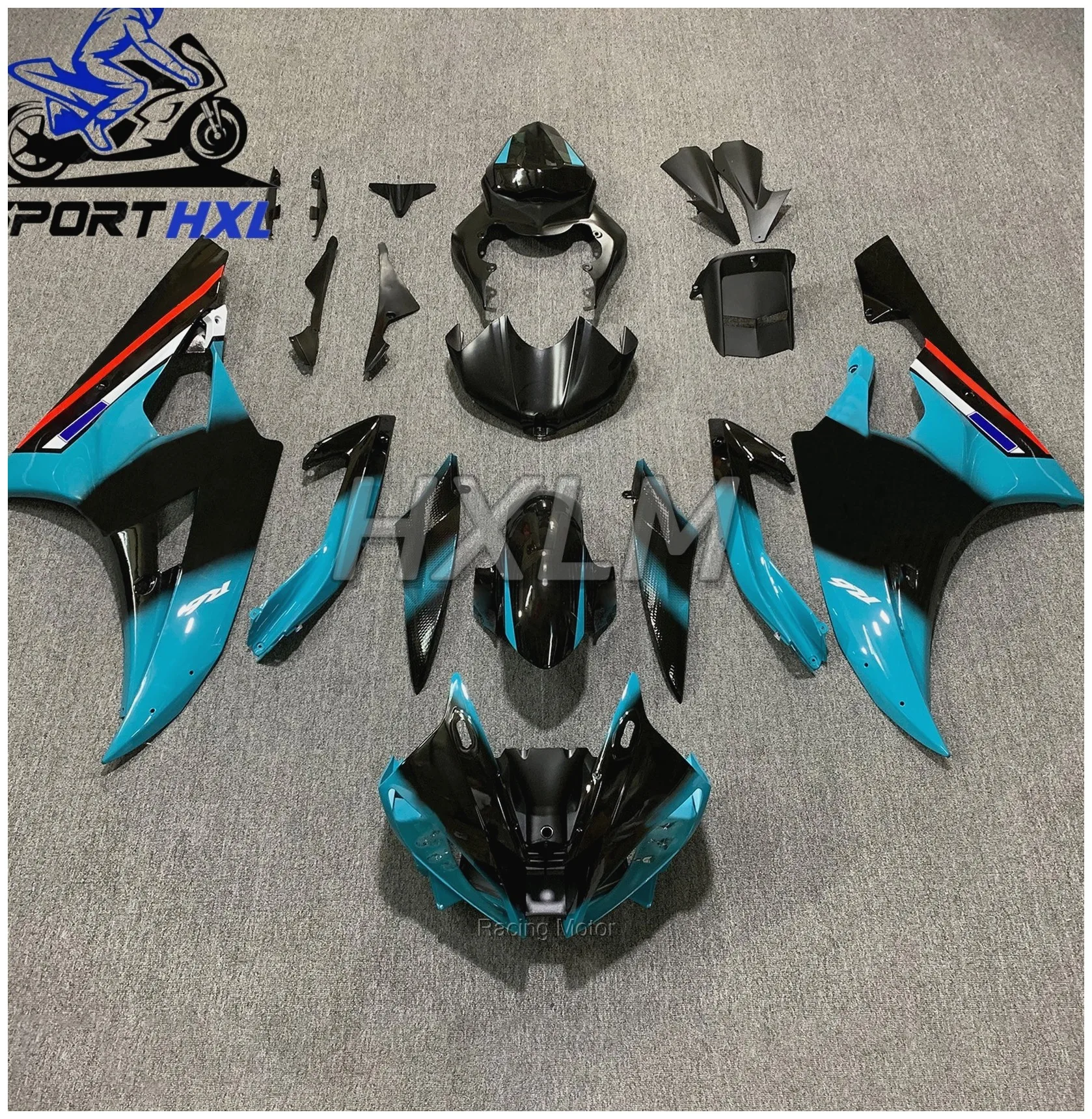 Motorcycle Fairing Body Kit - Fit For Yamaha YZF-R6 2006 2007 Full fairing kit Fairing kit Bodywork fairing kit Bodywork fairing