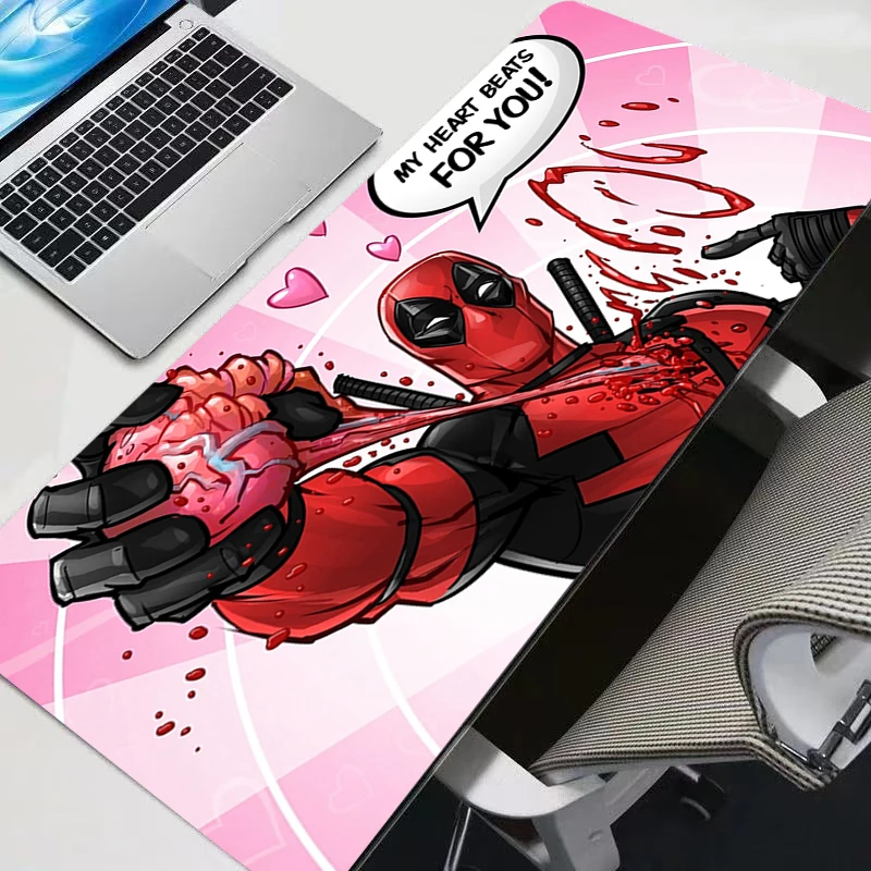 Mouse Pad Anime Deadpool Carpe Mousepads Large PC Gamer Computer Mausepad Varmilo Keyboard Gaming Accessories Desk Mat