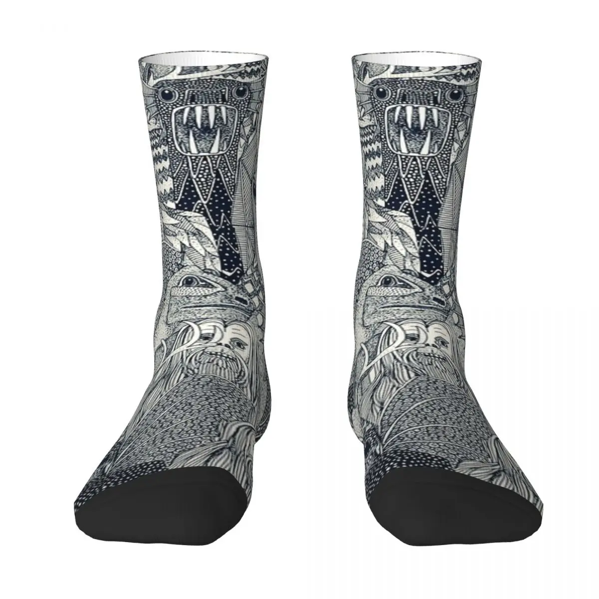 Cryptid Crowd Indigo Pearl Adult Socks Unisex socks,men Socks women Socks