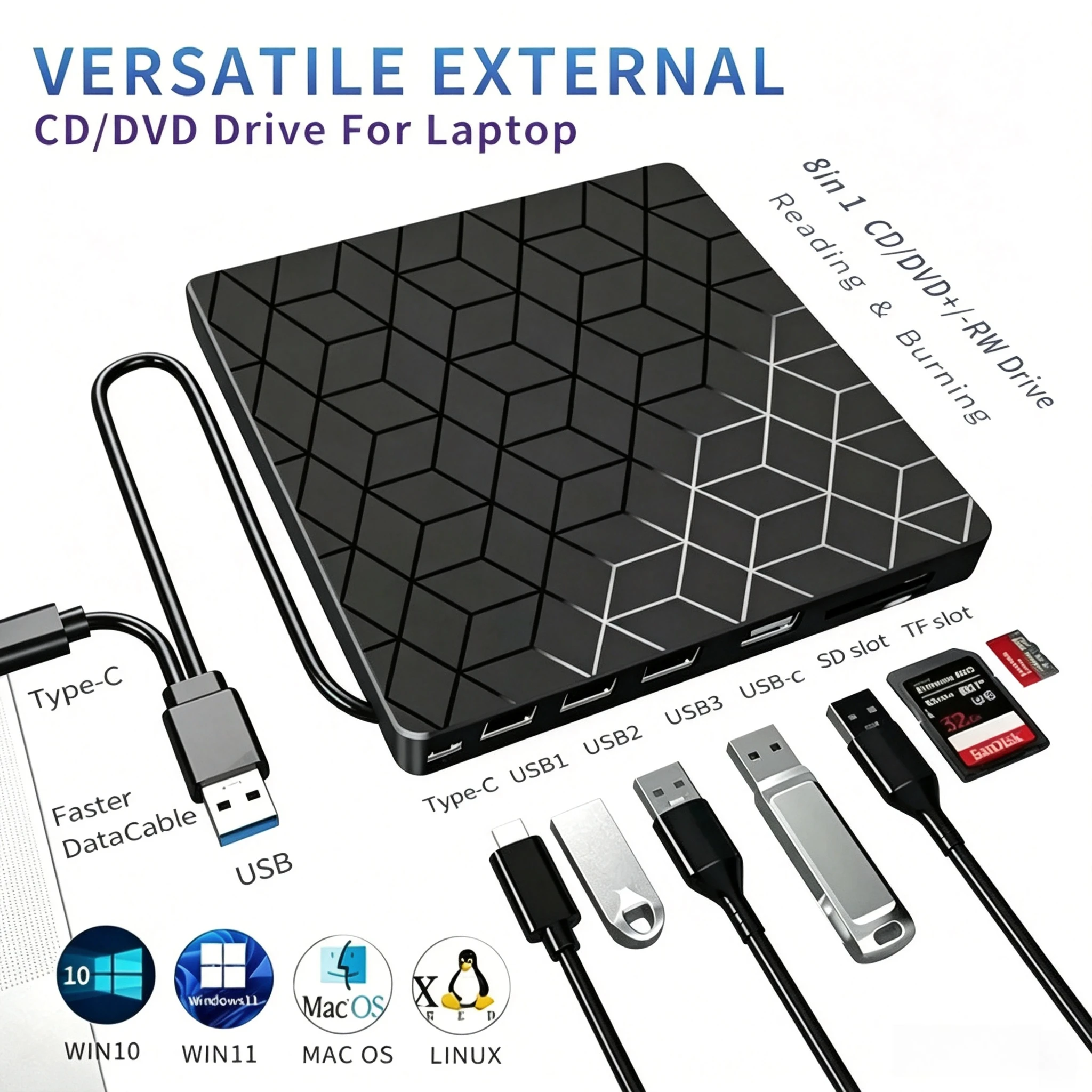 7-in-1-cd-dvdレコーダープレーヤーライター-usb30-type-c-外付けdvdバーナー-光学ドライブ-ポータブルリーダー-ノートパソコン-デスクトップ用