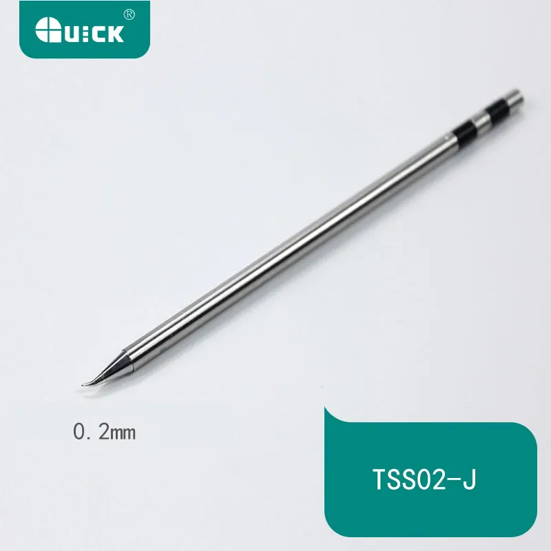 QUICK TS1200A Original Lead Free Solder Iron Tip Handle Welding Pen Tools TSS02 Electric Soldering Iron Head TSS02-3C-J-I-K-SK