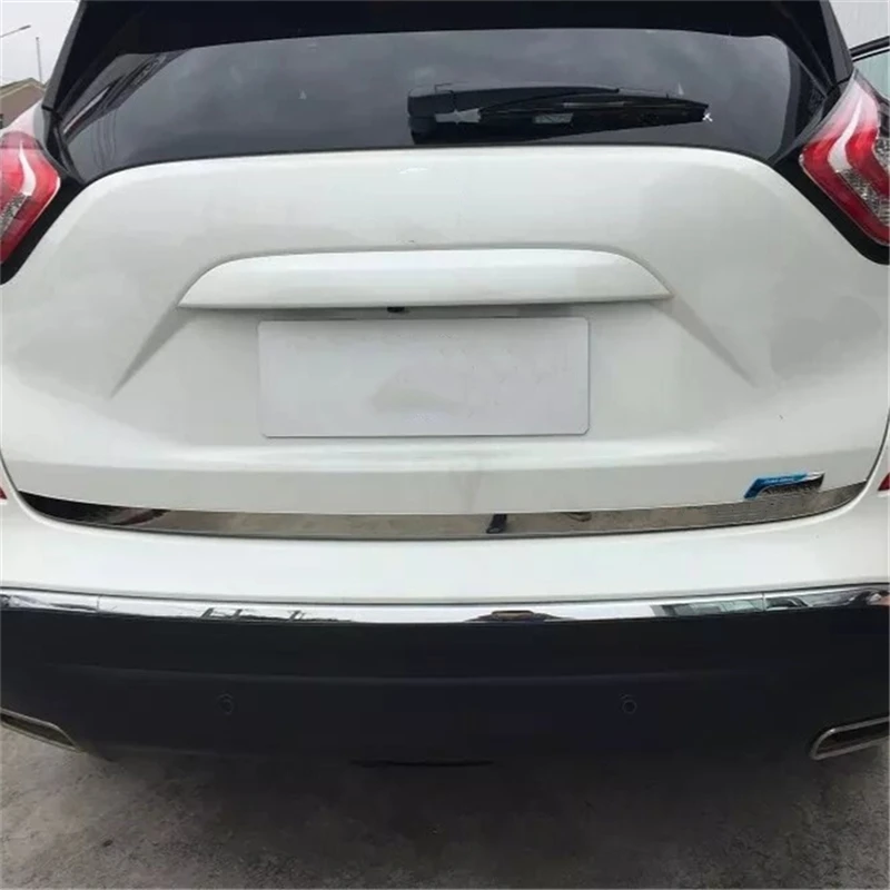 

WELKINRY For Nissan Murano Z52 3rd Generation 2015-2024 Stainless Steel Car Tail Rear Box Gate Liftback Door Trunk Boot Lid Trim