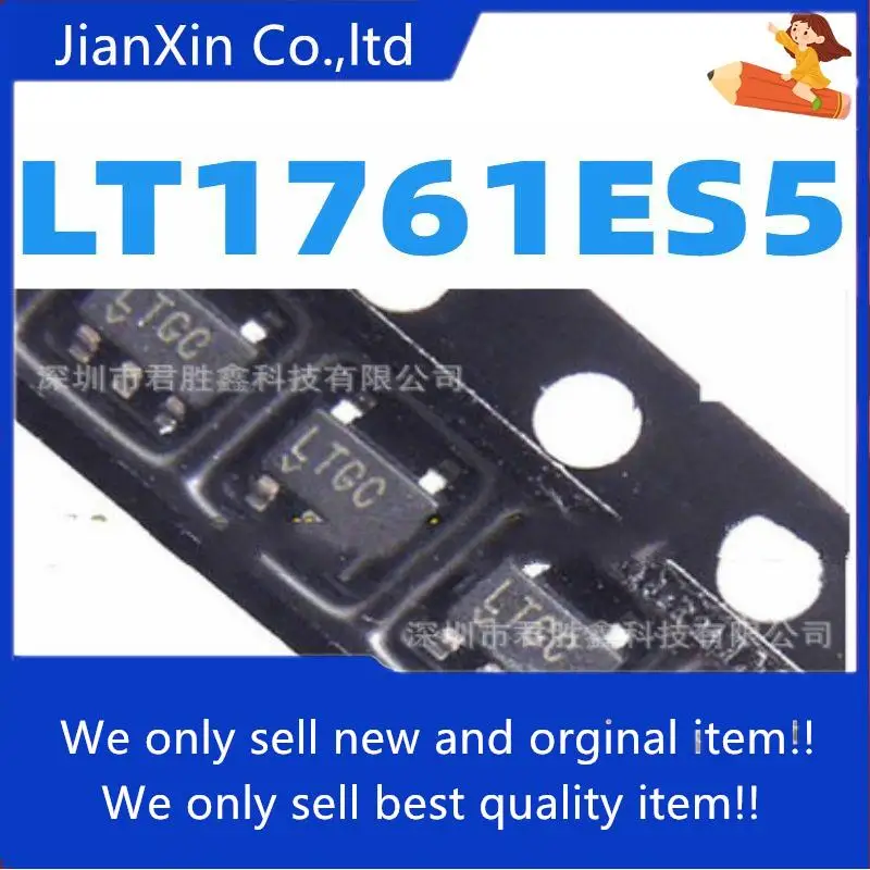 

10pcs orginal new LT1761 LT1761ES5-5 Silkscreen LTGG SOT23-5