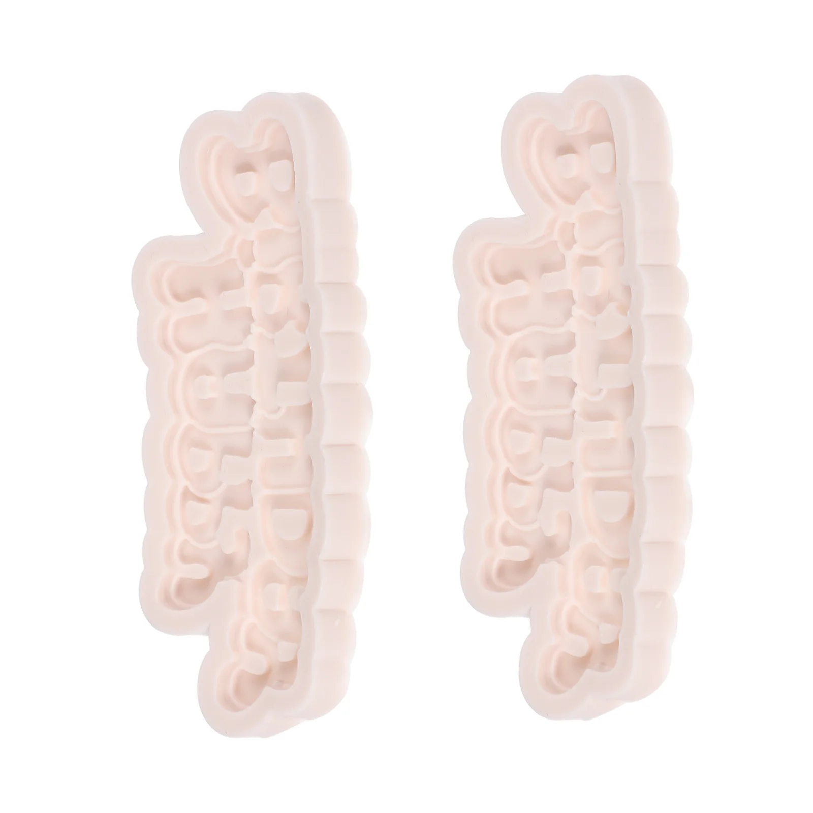 

2 Pcs Chocolate Silicone Mold Form Cake Pastry and Molds Baking Pan Candy Cute Fondant Biscuit