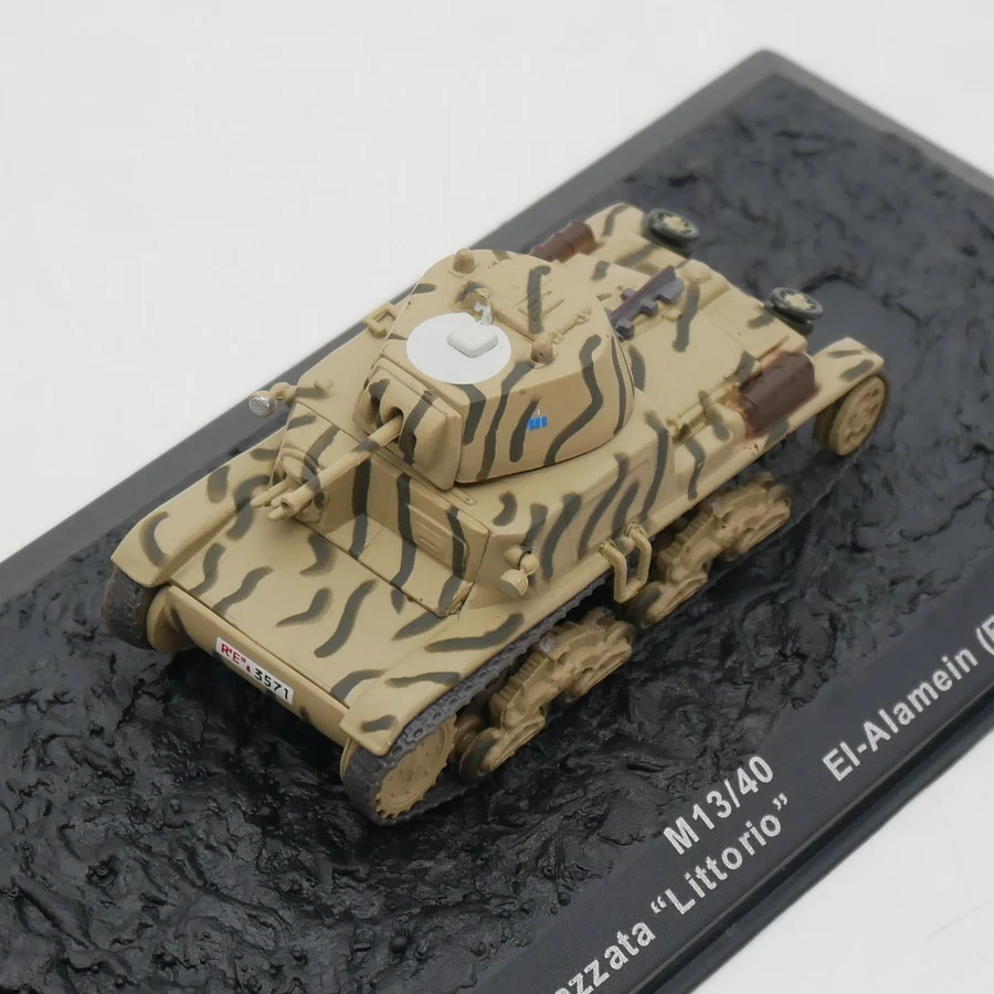 다이캐스트 Ixo 1:72 스케일 M 13/40 1942 이탈리아 육군 탱크 합금 군사 모델 장난감 합금 자동차 모델 소장 장난감 선물 기념품