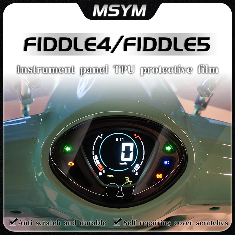 

For SYM Fiddle4 Fiddle5 FIDDLE4 FIDDLE5 Motorcycle Scratch Cluster Screen Dashboard Protection Instrument Film Accessories