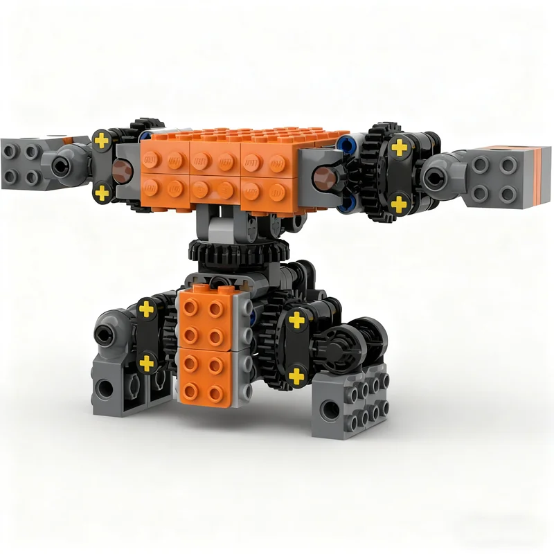 151pcs MOC Draaitafel Mech Torso Concept Technisch Model Bouwstenen Architectuur Speelgoed Kerstcadeau Idee Baksteen Onderwijs