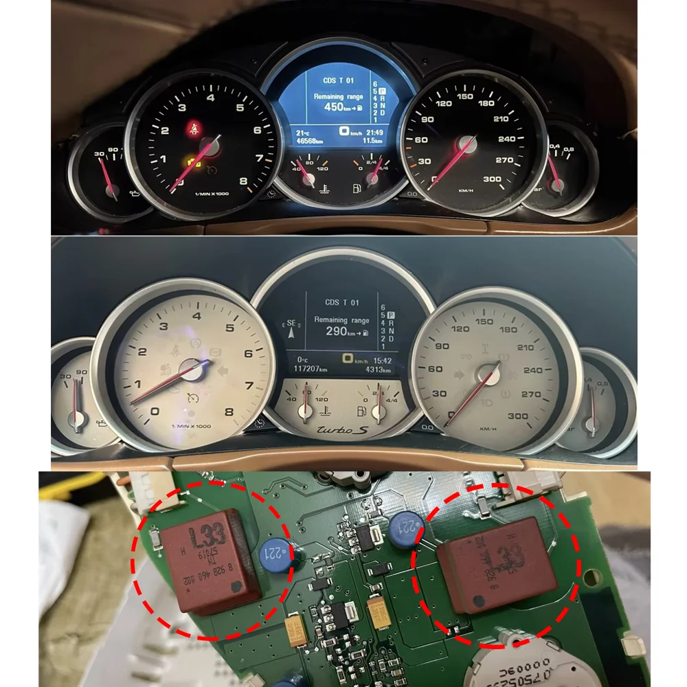 VOGT High Voltage Transformer Instrument Cluster Illumination Repair For Porsche Cayenne VW Touareg Phaeton Bentley Continental