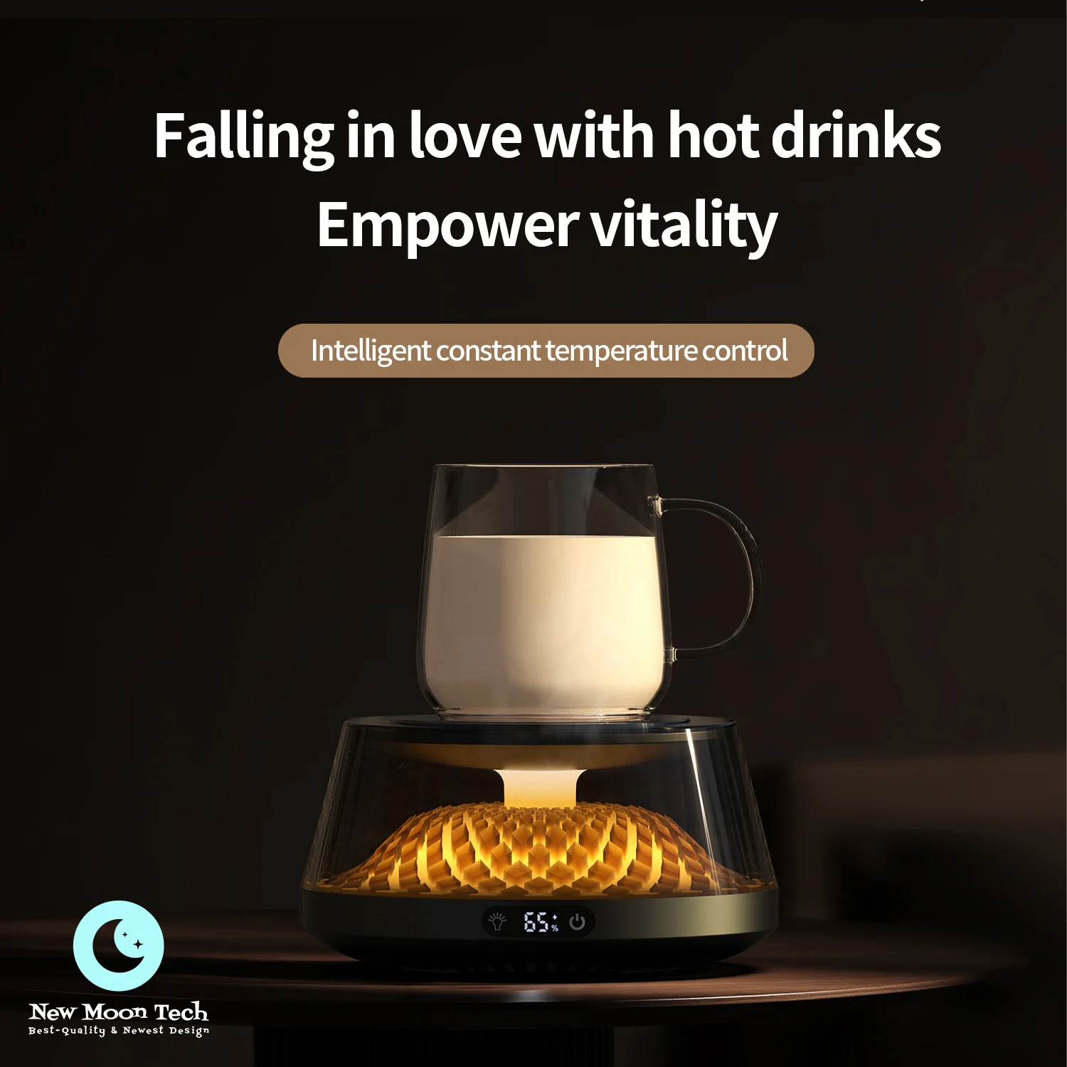 

Multiple Lights Color Cup Warmer Intelligent Constant Temperature Control Coffee Mug Warmer Pad Milk Tea Water Heating Mat