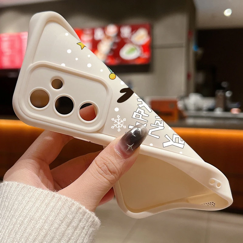 Custodia di Natale Capodanno per Samsung Galaxy A34 A14 A15 A35 A55 A16 A54 A53 A52 S25 S24 S23 S22 S21 Ultra Plus S24 FE Cover morbida