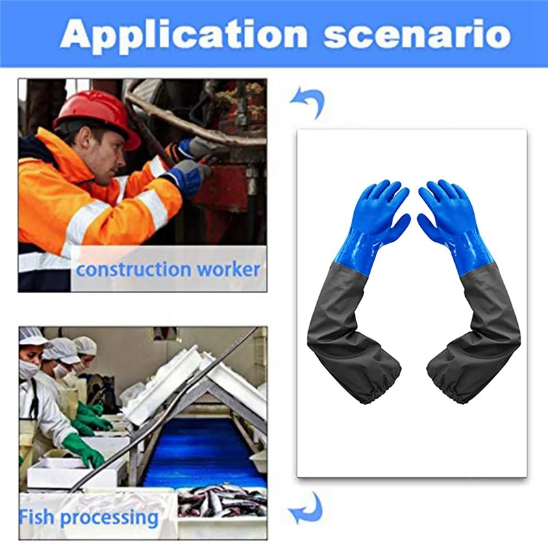 

IDUD Waterproof Gloves Long Waterproof Gloves And Heavy Duty Waterproof Gloves For Harmful And Acid Work