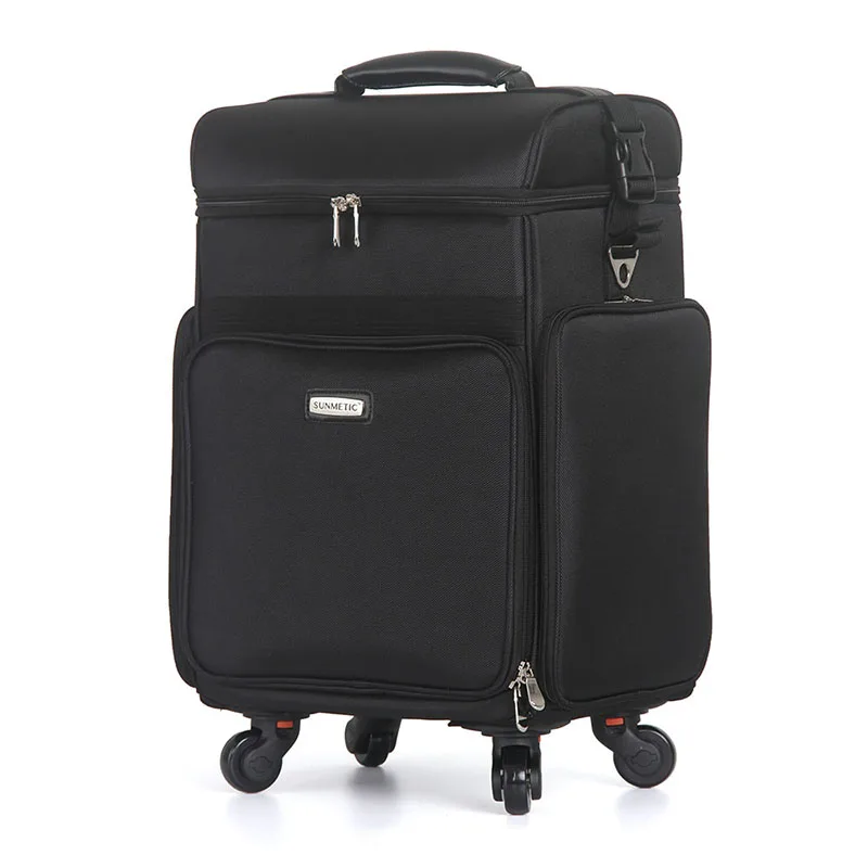 Professional Manicure Suitcase Travel Makeup Suitcases With Wheels Trolley Case Bag Cosmetics Organizer Tool Box Customized