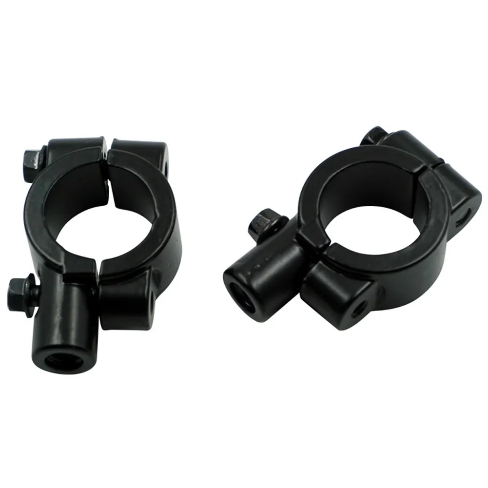 

25MM M10 Black Motorcycle Handlebar Mirror Mount Holder Clamp Adaptor Aluminum For 25mm (1inch) Handle Bar Motorcycle, Bicycle
