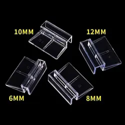 4Pcs/lot Fish Aquatic Pet Parts Aquarium Fish Tank Acrylic Clips Glass Cover Support Holders 6/8/10/12mm