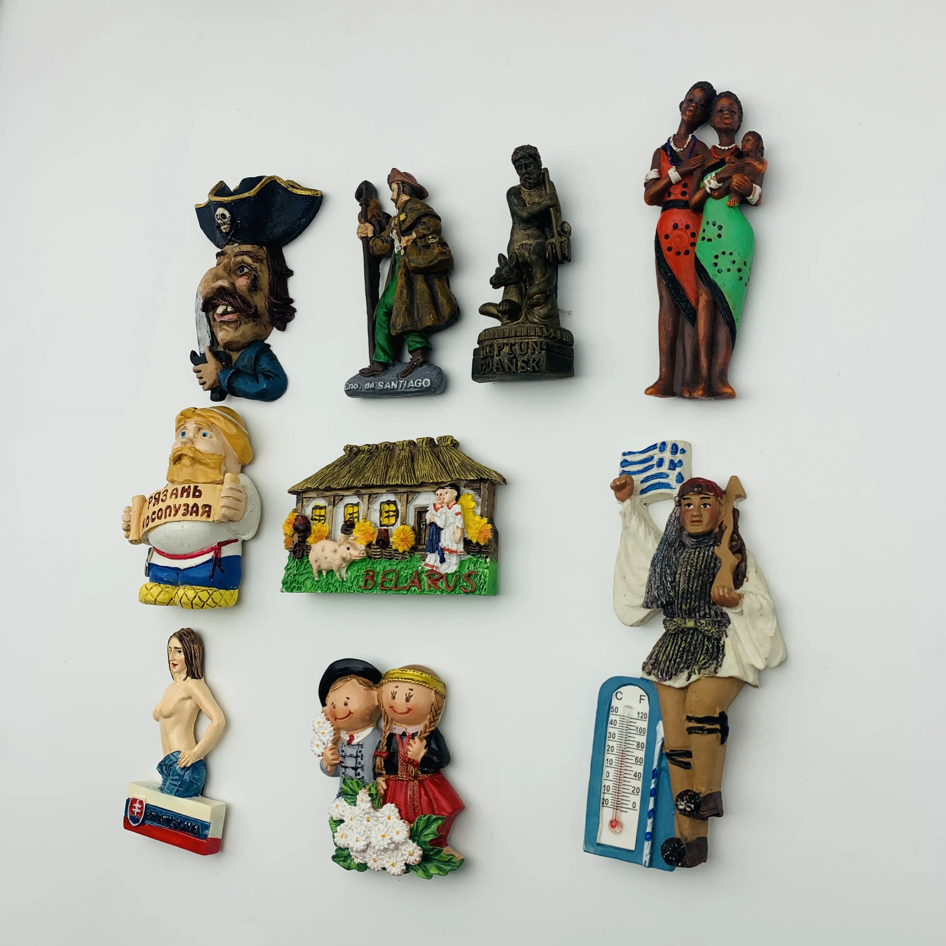 

European and American Etc. Fridge Magnets Tourism Souvenir Refrigerator Magnetic Sticker Collection Handicraft Gift