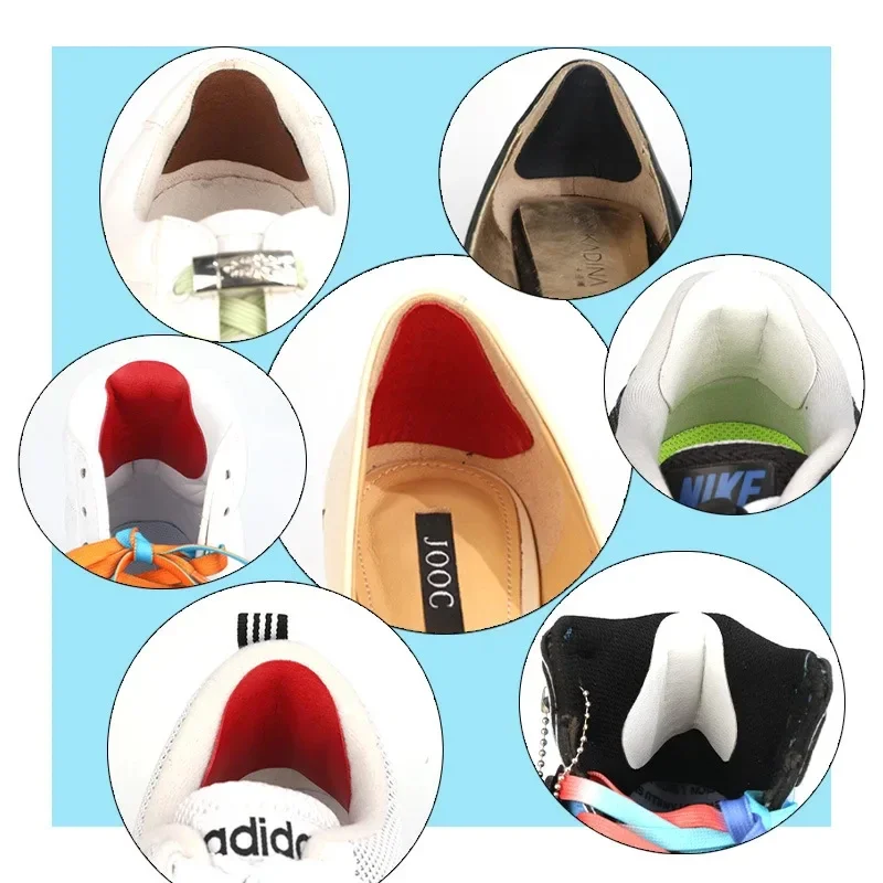 6 Stück/18 Stück Neue Selbstklebende Fersen-Reparaturprodukte Fersen-Reparatur-Patches für Sneakers Verschleißfeste Fersenschoner – Detail 2