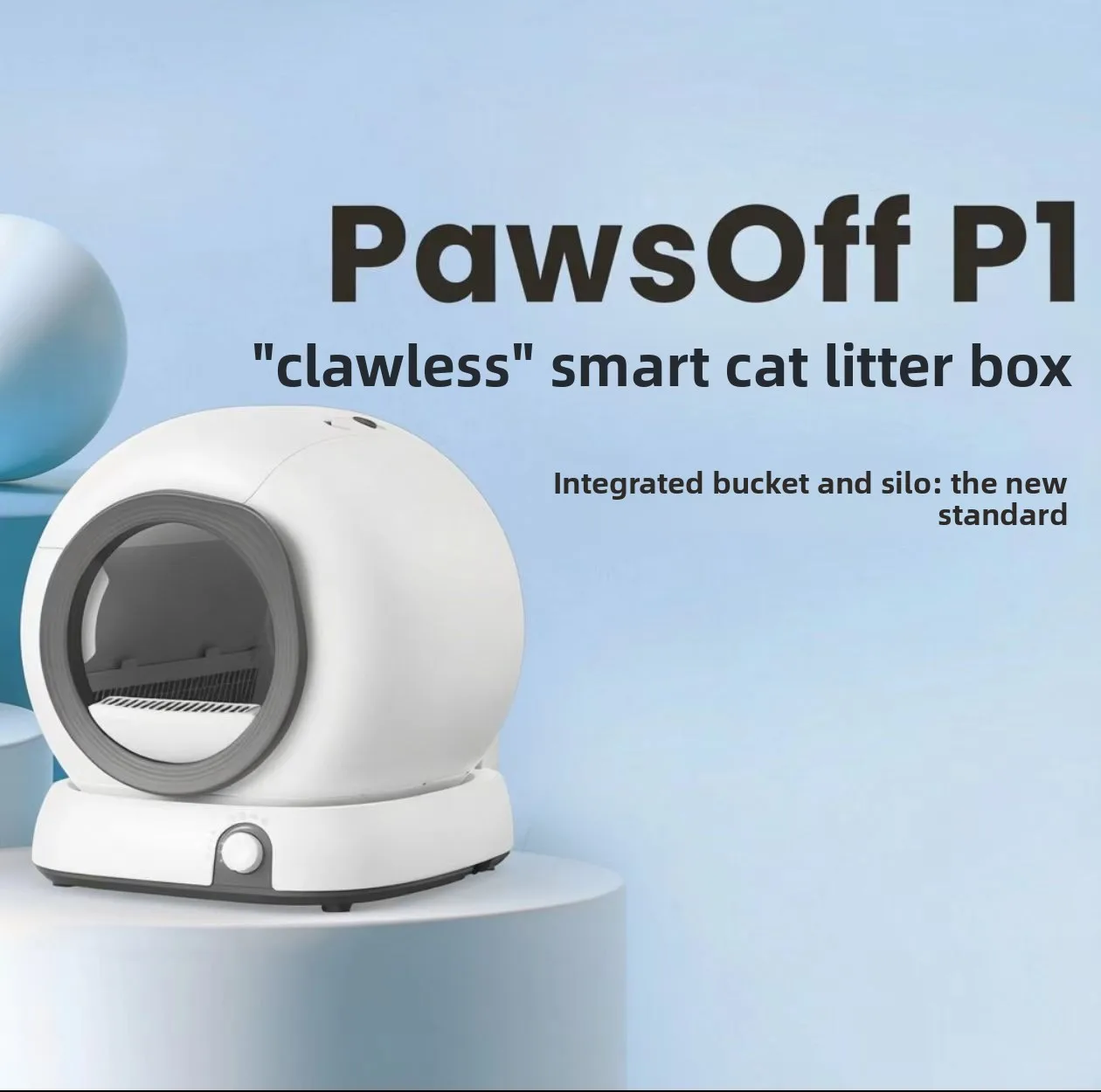 Smart cat litter box, one-click cleaning, shoveling, anti-splashing, electric cat toilet, cat litter box, fully enclosed