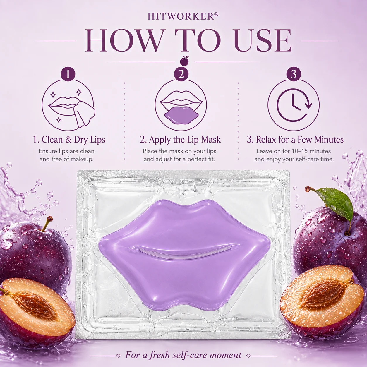 10Pcs Grape Lip Skincare Masks - đánh giá và giá Skincare Routine